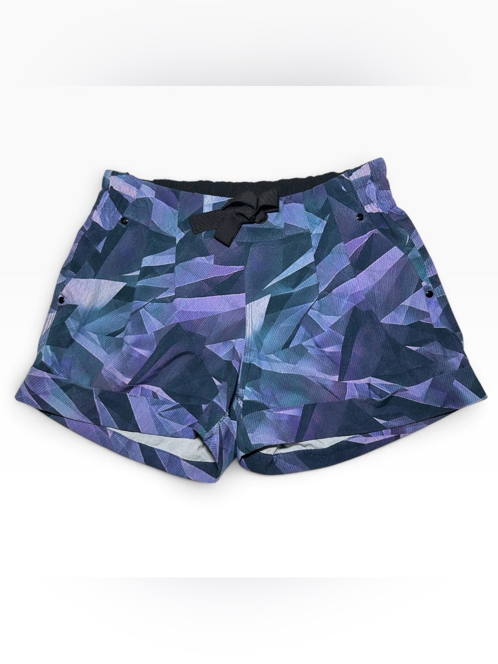 Lululemon Womens Spring Break Away Lemon Short Stretch Pretty Prism Multi Size 4